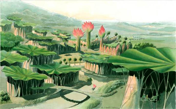Luc Schuiten's Vegetal City