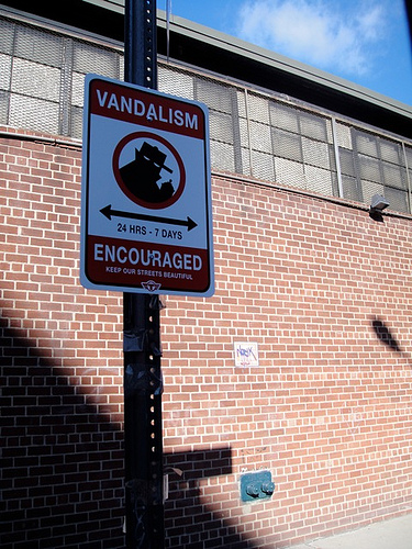 Vandalism Encouraged