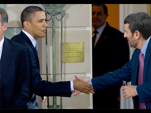 Obama with Ahmadinejad (fake)
