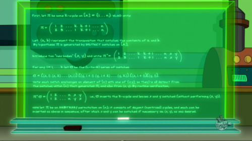 Futurama math theorm