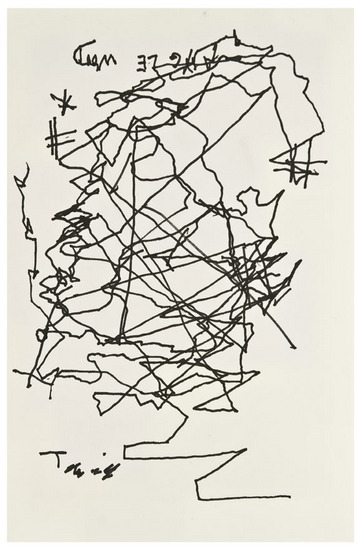 Jorge Luis Borges self-portrait Jorge Luis Borges self-portrait