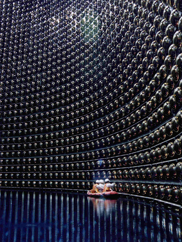 Photos From The Super-Kamiokande Neutrino Detector In Japan