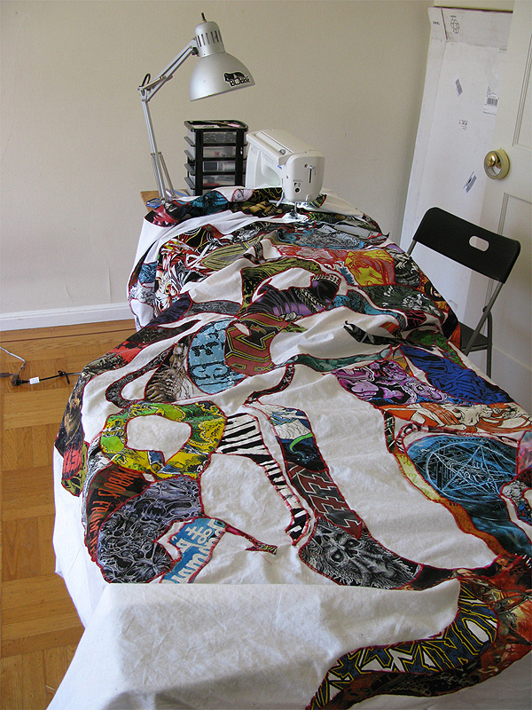 Ben Venom metal quilt metal quilt2 Ben Venoms Heavy Metal Quilt