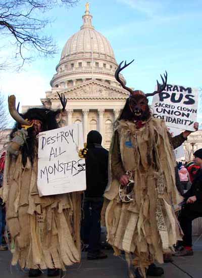 politicalkrampus The Case for Krampus as an Occupy Mascot