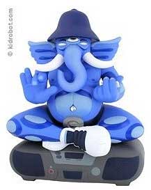 ganesh on boombox toy